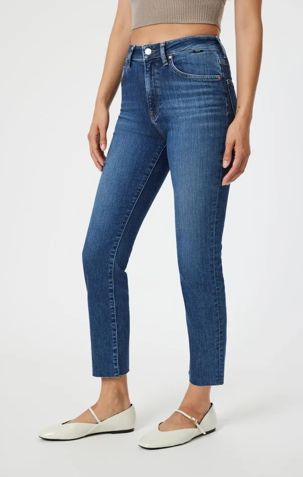 Viola Straight Leg In Deep Flex Blue Women Mavi Jeans Denim Viola Straight Leg In Deep Flex Blue Women Mavi Jeans Denim