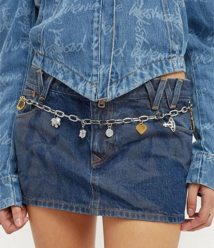 Vivienne Westwood Belts And Harnesses Women Charm Belt Silver
