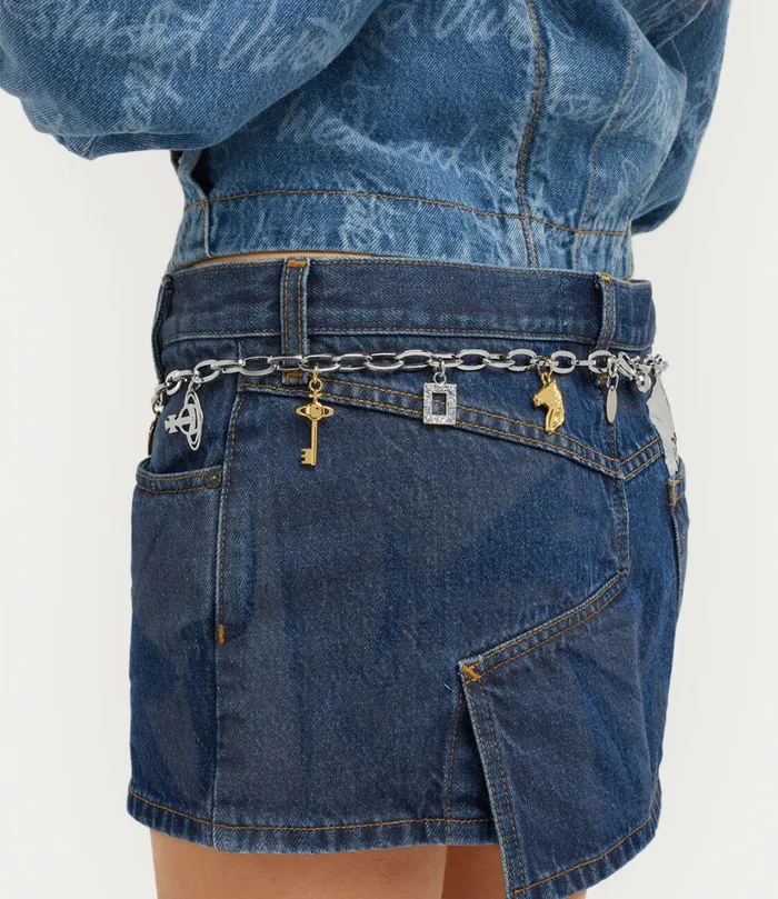 Vivienne Westwood Belts And Harnesses Women Charm Belt Silver