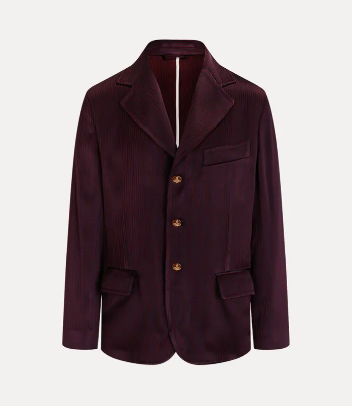 Vivienne Westwood Coats And Jackets Men Wreck Jacket Navyred