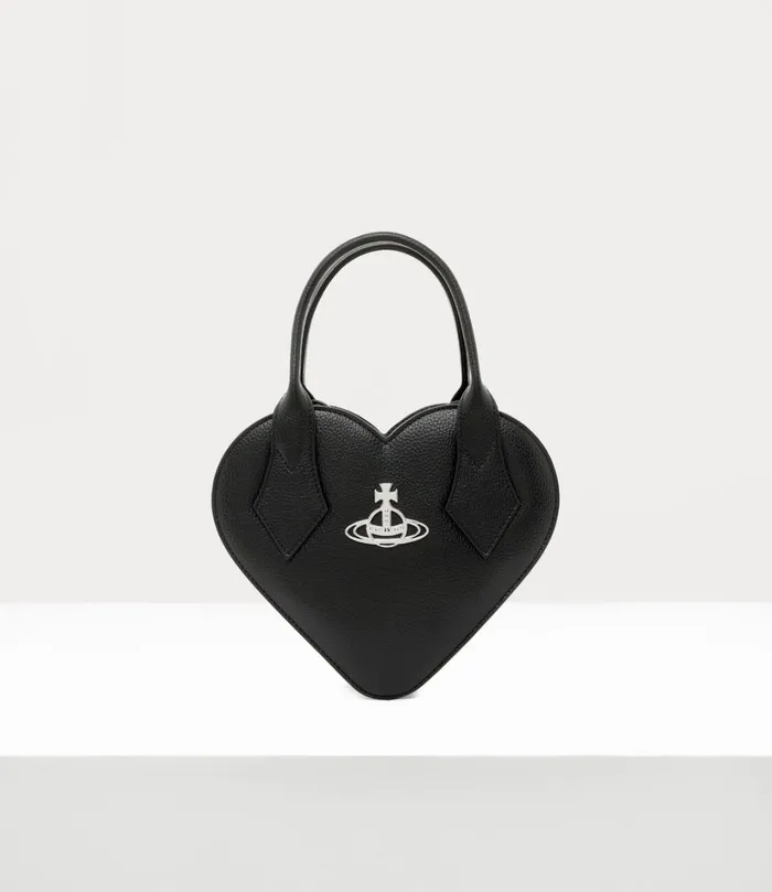 Vivienne Westwood Crossbody Bags Women Josephine Heart Crossbody Bag Black