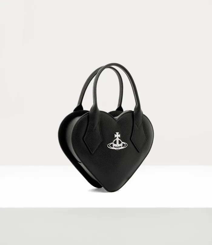 Vivienne Westwood Crossbody Bags Women Josephine Heart Crossbody Bag Black