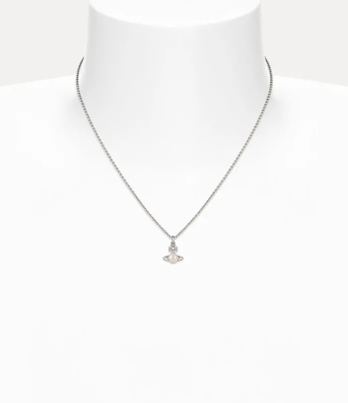 Vivienne Westwood Necklaces WomenMen Balbina Pendant Necklace Platinum Cream Pearl
