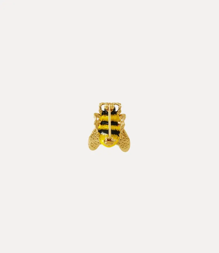Vivienne Westwood Other Jewellery Women Bumble Bee Brooch Gold White Crystal Black Yellow Enamel