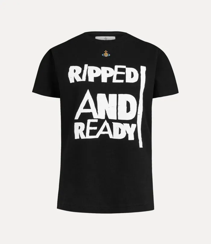 Vivienne Westwood Sweatshirts And TShirts WomenMen Ripped And Ready Peru TShirt Black Vivienne Westwood Sweatshirts And TShirts WomenMen Ripped And Ready Peru TShirt Black