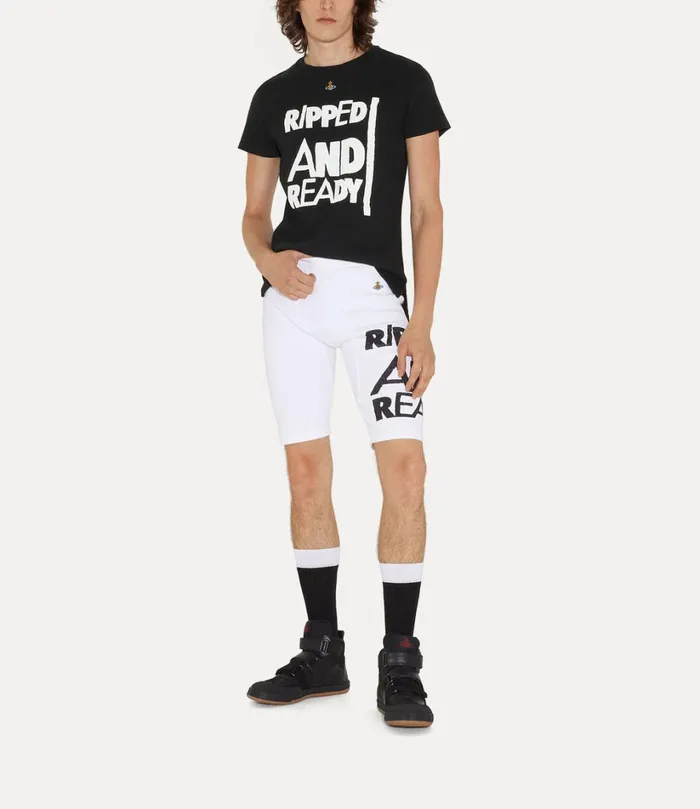 Vivienne Westwood Sweatshirts And TShirts WomenMen Ripped And Ready Peru TShirt Black