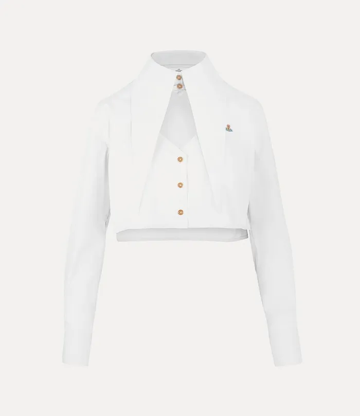 Vivienne Westwood Tops And Shirts Women Cut Off Heart Shirt White