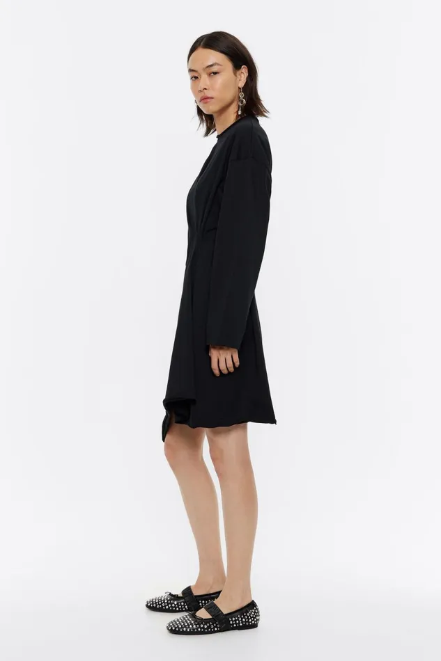 Washed Black Aline Mini Dress Washed Black Women Bimba Y Lola Dresses And Jumpsuits Washed Black Aline Mini Dress Washed Black Women Bimba Y Lola Dresses And Jumpsuits