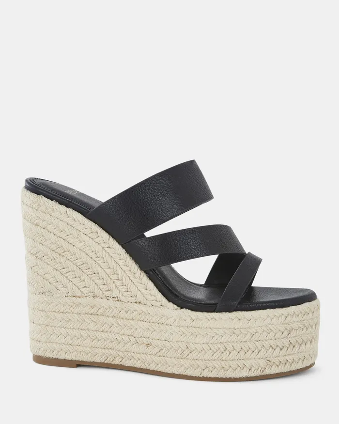 Wedges NOVO Shoes Women WEDNESDAY BLACK