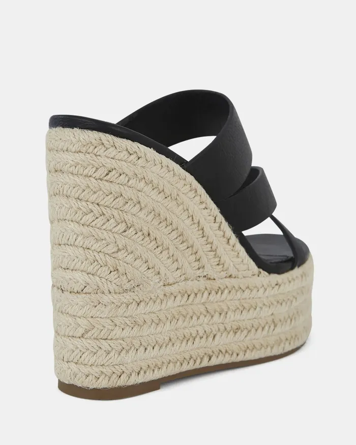 Wedges NOVO Shoes Women WEDNESDAY BLACK