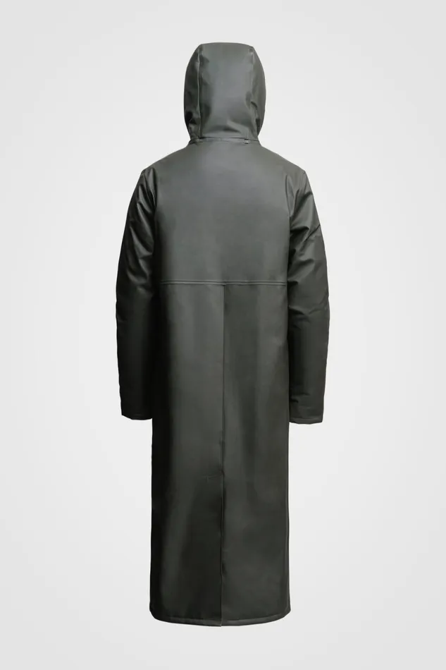 Winter Coats Men Stutterheim Stockholm Long Winter Jacket Green