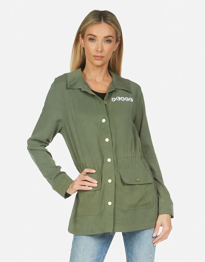 Women039s Ashanti Bracelet Lip Military Lauren Moshi Jackets