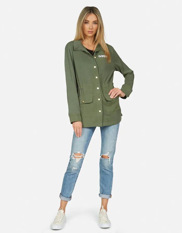 Women039s Ashanti Bracelet Lip Military Lauren Moshi Jackets