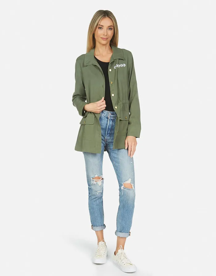 Women039s Ashanti Bracelet Lip Military Lauren Moshi Jackets