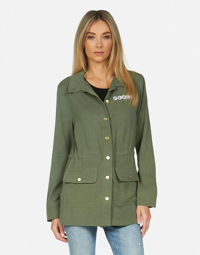 Women039s Ashanti Bracelet Lip Military Lauren Moshi Jackets