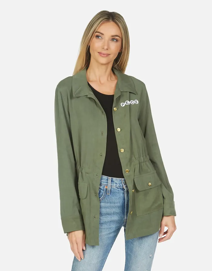 Women039s Ashanti Bracelet Lip Military Lauren Moshi Jackets