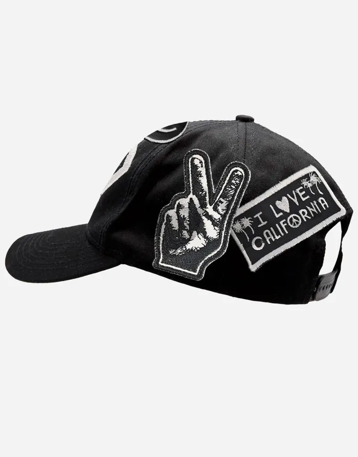 Women039s Bay Rock U0026 Roll Patches Black Lauren Moshi Hats