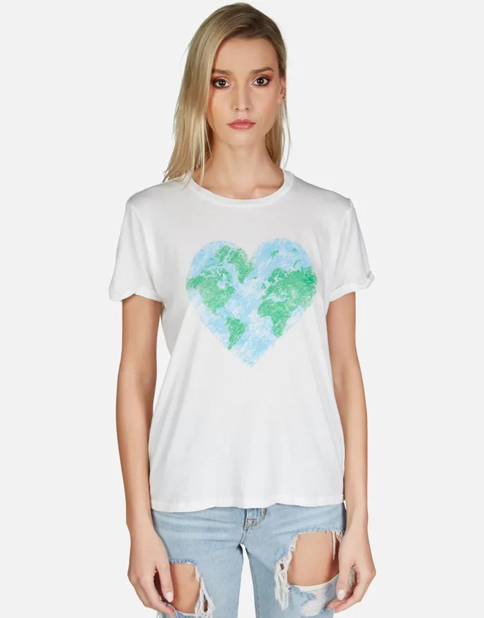 Women039s Edda World Love Milk Lauren Moshi Short Sleeve