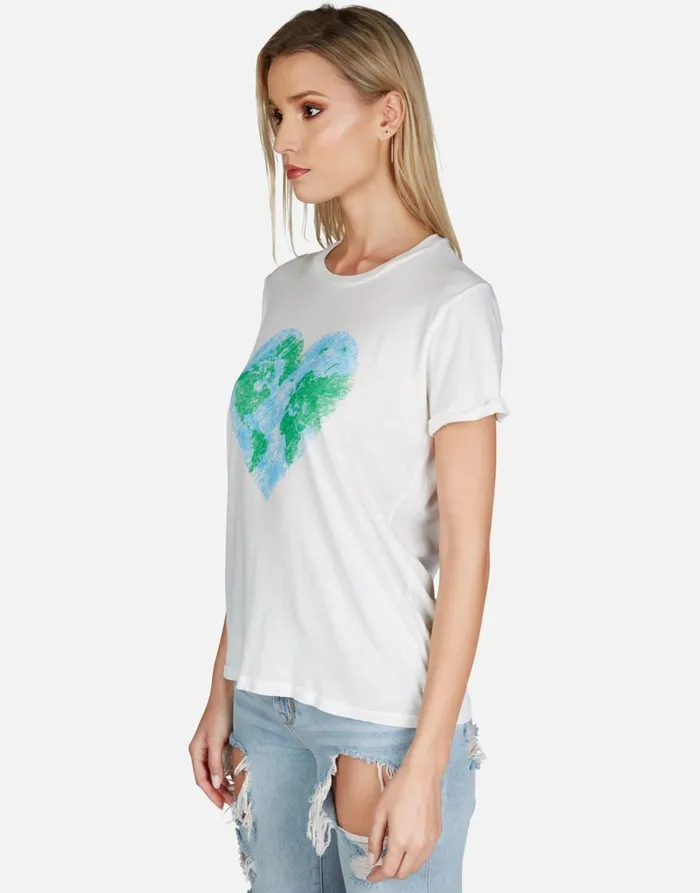 Women039s Edda World Love Milk Lauren Moshi Short Sleeve