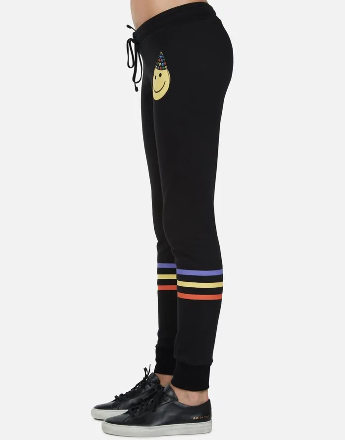 Women039s Jess Party Hat Black Lauren Moshi Long Sweatpants