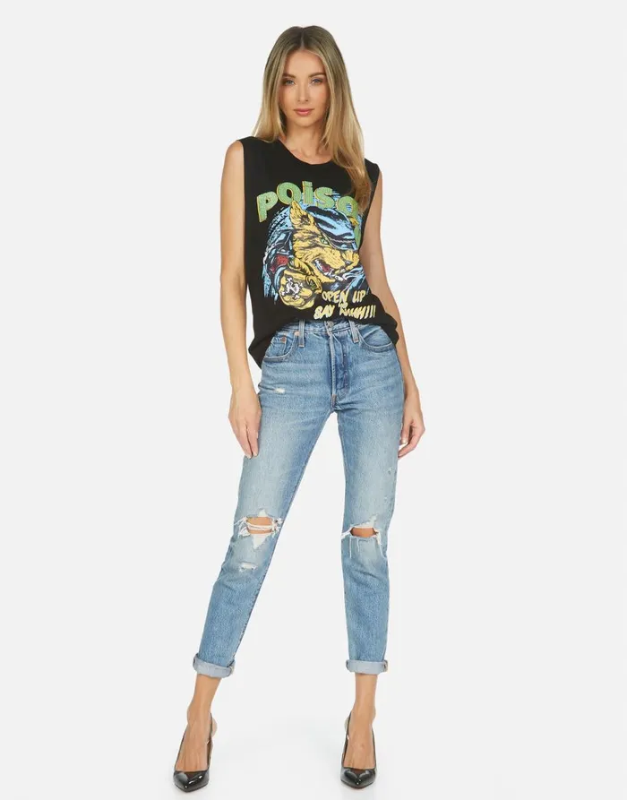Women039s Kel Poison Cat Black Lauren Moshi Tanks