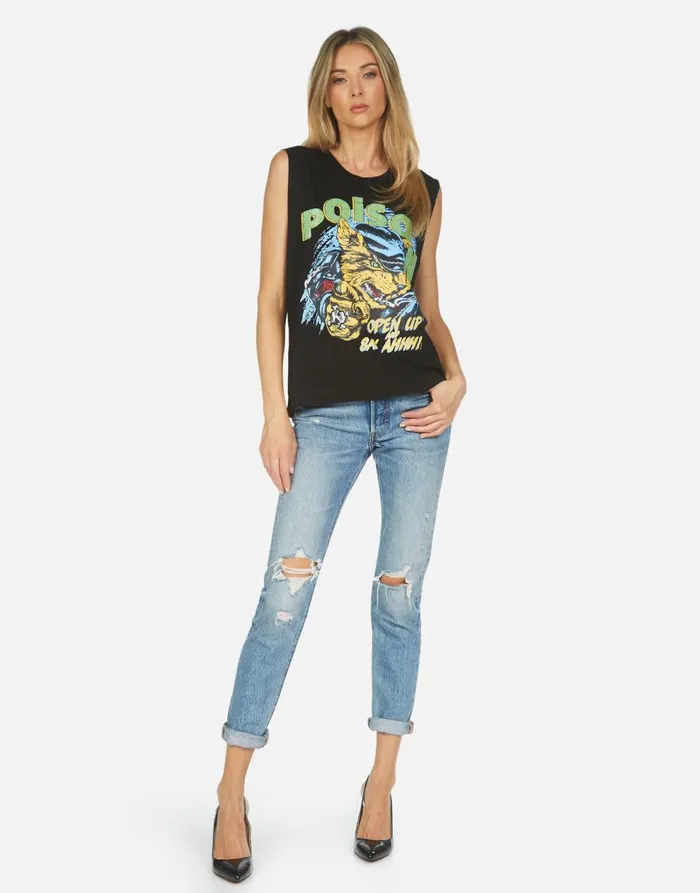 Women039s Kel Poison Cat Black Lauren Moshi Tanks
