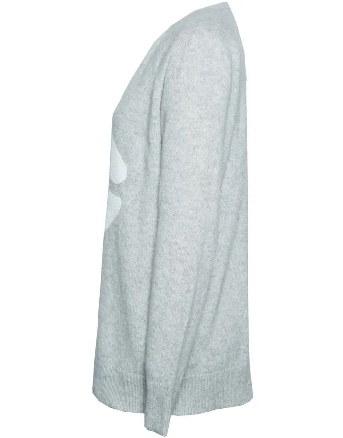 Women039s Macall White Mouth Heather Grey Lauren Moshi Sweaters and Knits