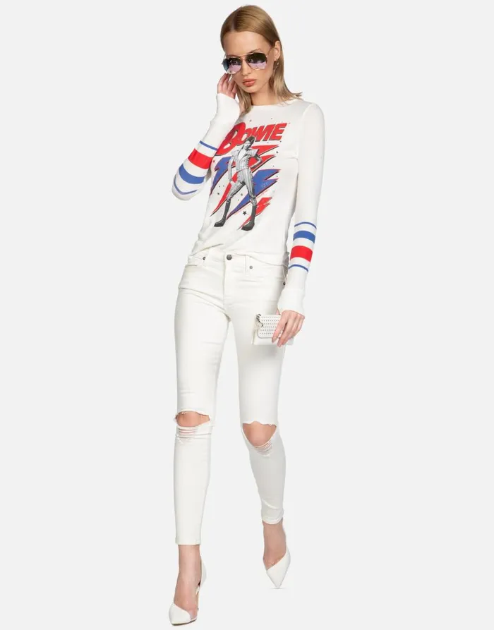 Women039s McKinley Bowie Stardust Milk Lauren Moshi Long Sleeve