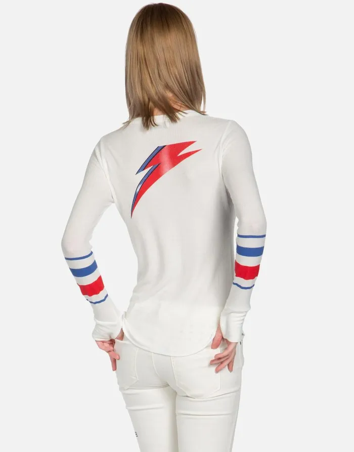 Women039s McKinley Bowie Stardust Milk Lauren Moshi Long Sleeve