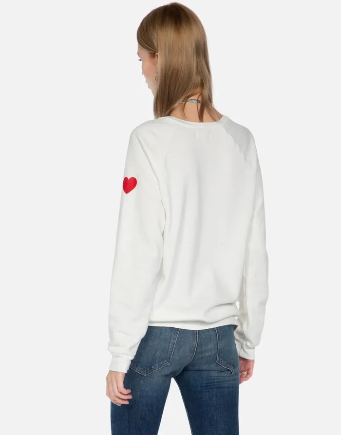 Women039s Noleta Only Good Vibes Milk Lauren Moshi Long Sleeve
