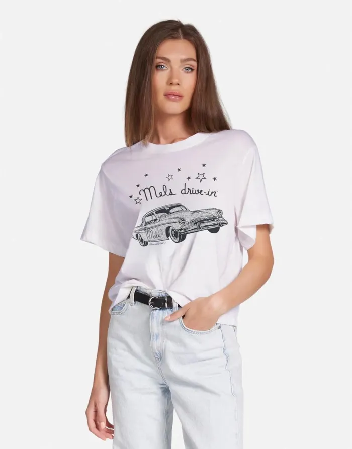 Women039s Rue Mels Route 66 White Lauren Moshi Short Sleeve