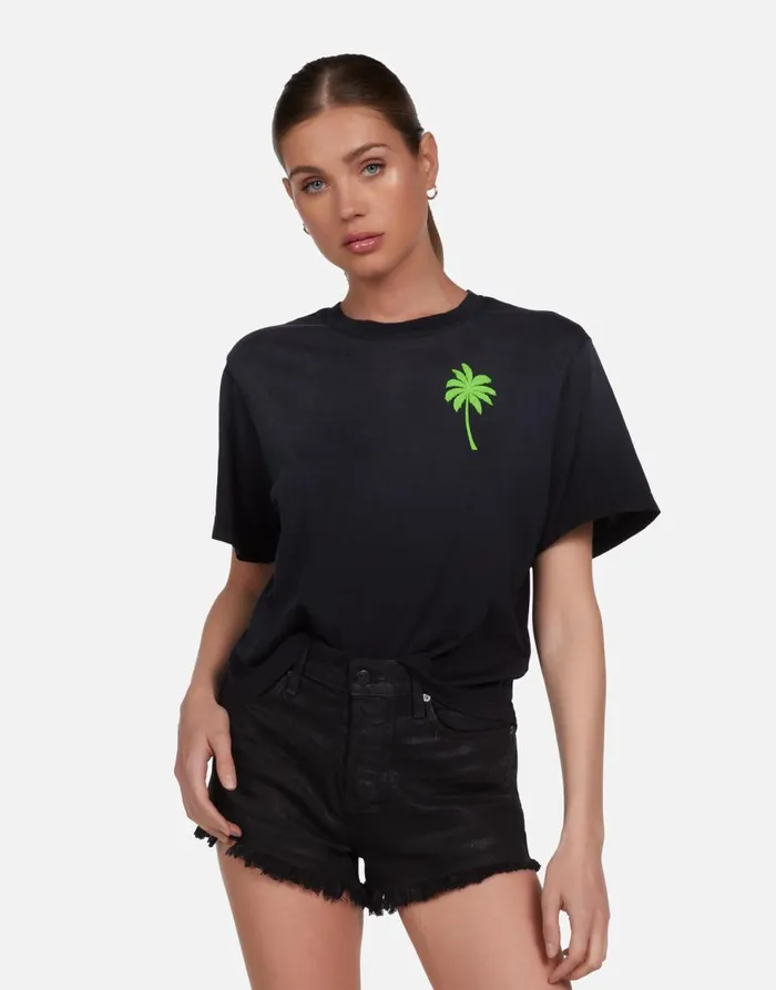 Women039s Rue Tropical Shark Jet Black Ombre Lauren Moshi Short Sleeve