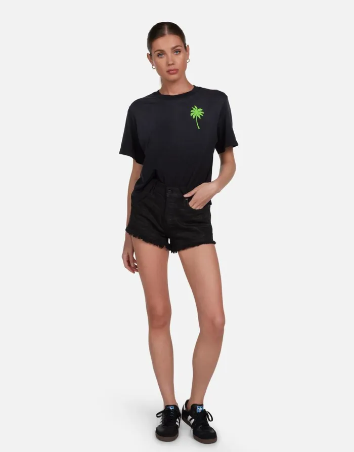 Women039s Rue Tropical Shark Jet Black Ombre Lauren Moshi Short Sleeve