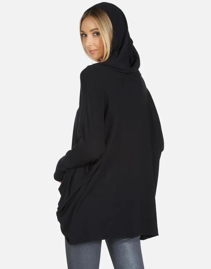 Women039s Wilma Crystal XO Elements Black Lauren Moshi Hoodies