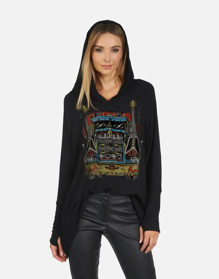 Women039s Wilma X Rock Truck Black Lauren Moshi Sweaters and Knits
