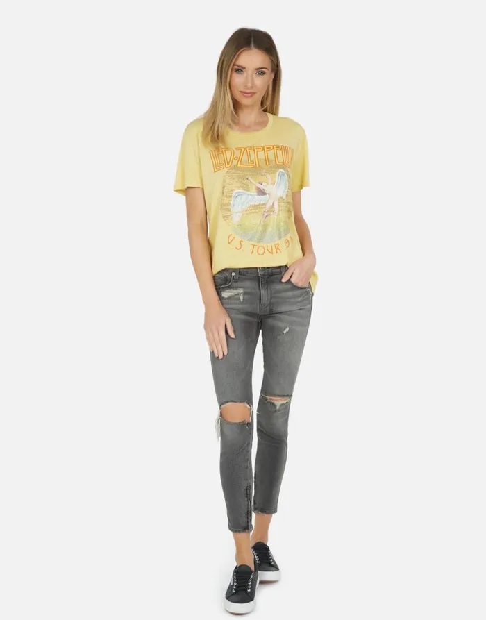 Women039s Wolf Led Zeppelin Pollen Lauren Moshi Short Sleeve