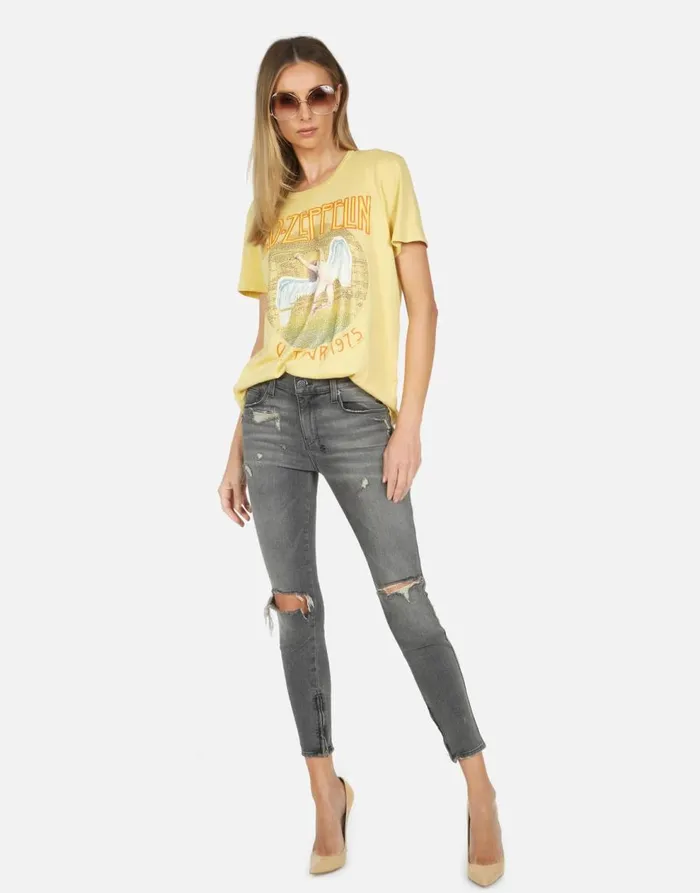 Women039s Wolf Led Zeppelin Pollen Lauren Moshi Short Sleeve