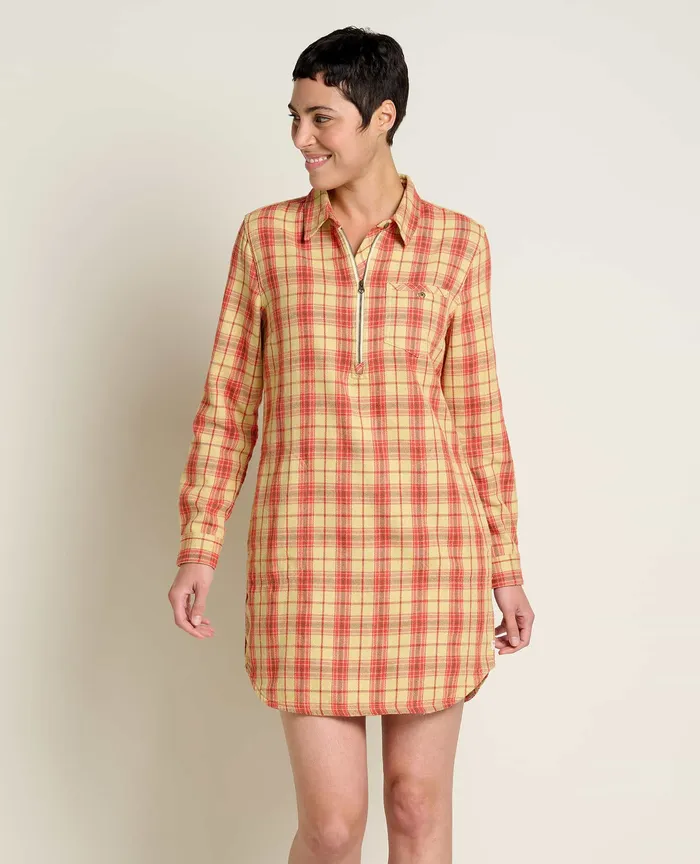 Women8217s Bodie Quarter Zip Dress Winterberry Dresses ToadandCo
