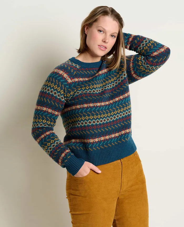 Women8217s Cazadero Crew Sweater Midnight Women8217s Sweaters ToadandCo