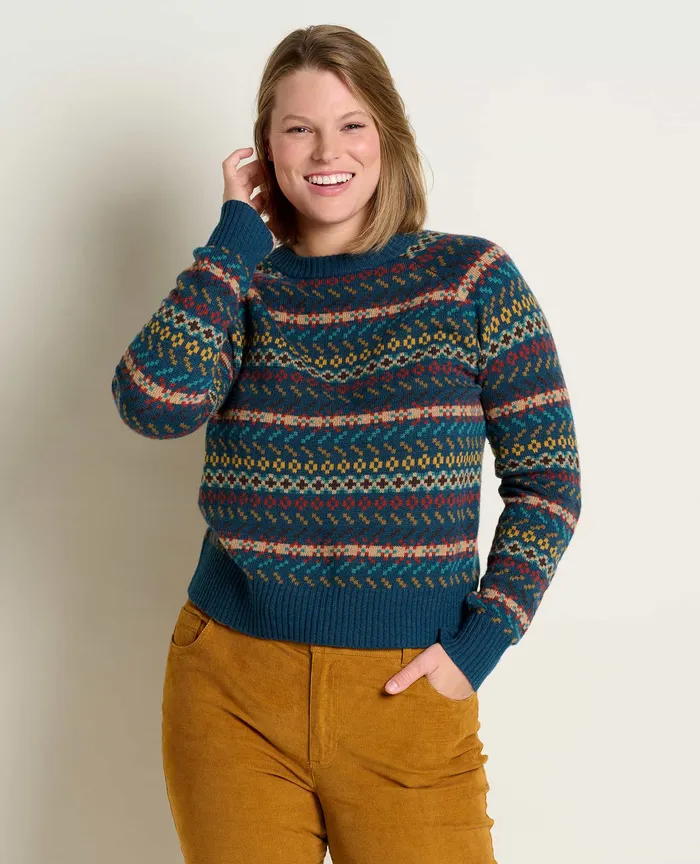 Women8217s Cazadero Crew Sweater Midnight Women8217s Sweaters ToadandCo