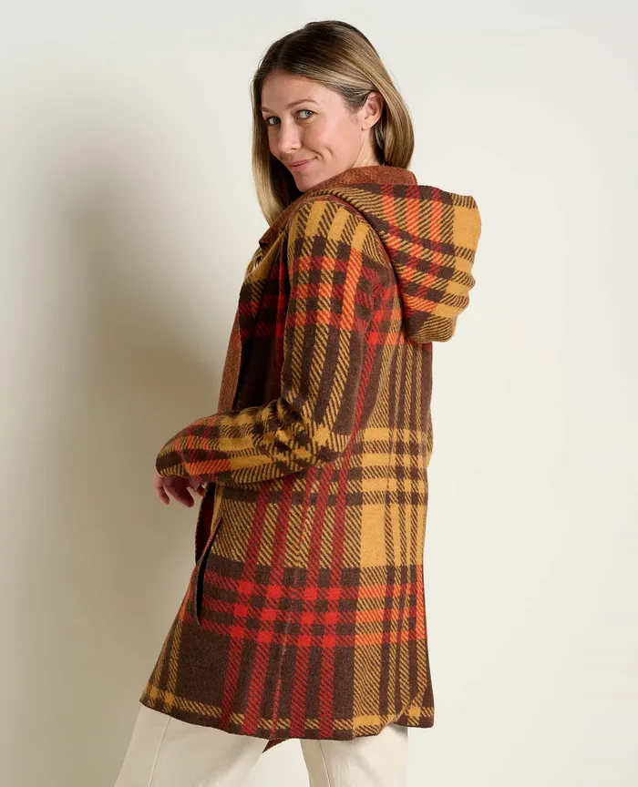 Women8217s Sweaters ToadandCo Merino Heartfelt Hoodie Dark Roast