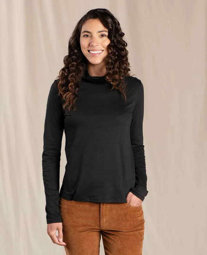 Women8217s ToadandCo Maisey Long Sleeve TNeck Black Loungewear and Sleep