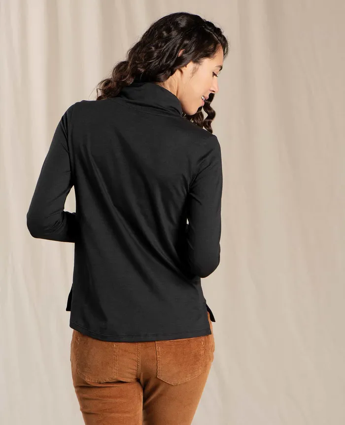 Women8217s ToadandCo Maisey Long Sleeve TNeck Black Loungewear and Sleep