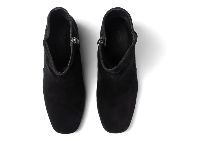 Women ABEO Footwear Boots Avenue Mid Black Suede Women ABEO Footwear Boots Avenue Mid Black Suede
