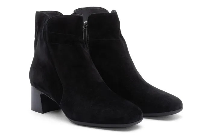 Women ABEO Footwear Boots Avenue Mid Black Suede Women ABEO Footwear Boots Avenue Mid Black Suede