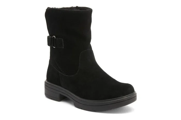 Women ABEO Footwear Boots Vista Mid Boot Black Suede