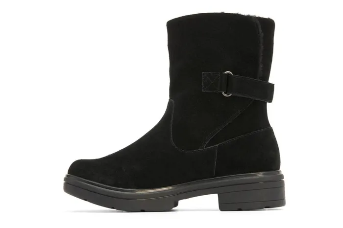 Women ABEO Footwear Boots Vista Mid Boot Black Suede Women ABEO Footwear Boots Vista Mid Boot Black Suede