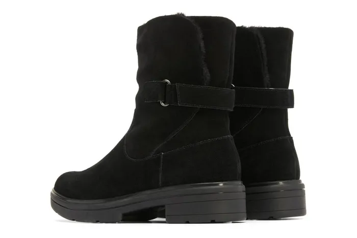Women ABEO Footwear Boots Vista Mid Boot Black Suede Women ABEO Footwear Boots Vista Mid Boot Black Suede