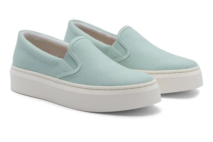 Women ABEO Footwear Casual Shoes Jumpstreet Slip On Mint Canvas Women ABEO Footwear Casual Shoes Jumpstreet Slip On Mint Canvas