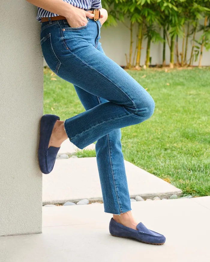 Women ABEO Footwear Dress Harbor Navy Suede Women ABEO Footwear Dress Harbor Navy Suede